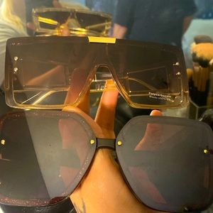 Fashion 2 pc bundle designer sun glasses